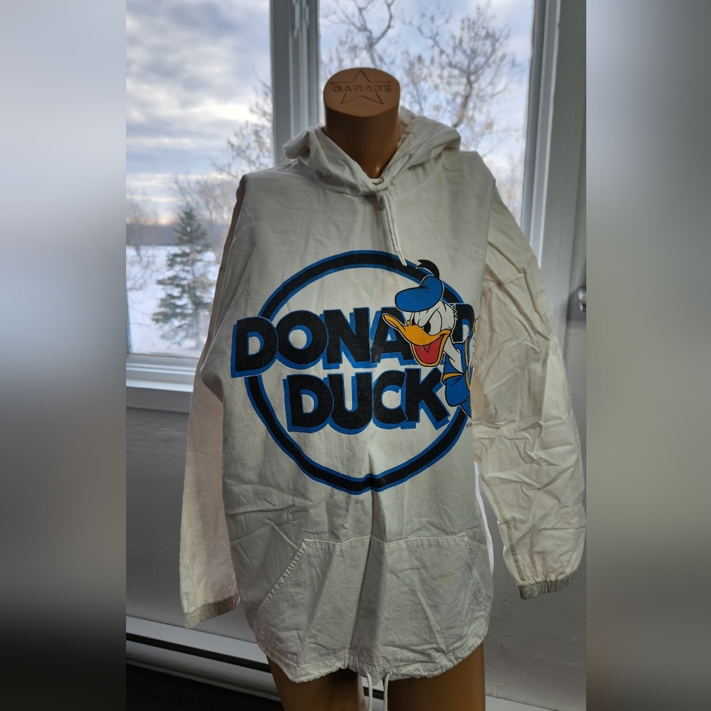 Vintage Donald Duck Lightweight Disney Pullover - Picture 5 of 11